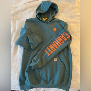 Carhartt Logo Sleeve Graphic Hoodie-NWT
